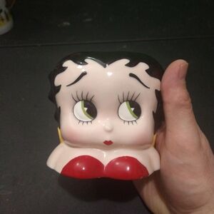 Vintage 1995 Betty Boop Figural Ceramic Mug Cup